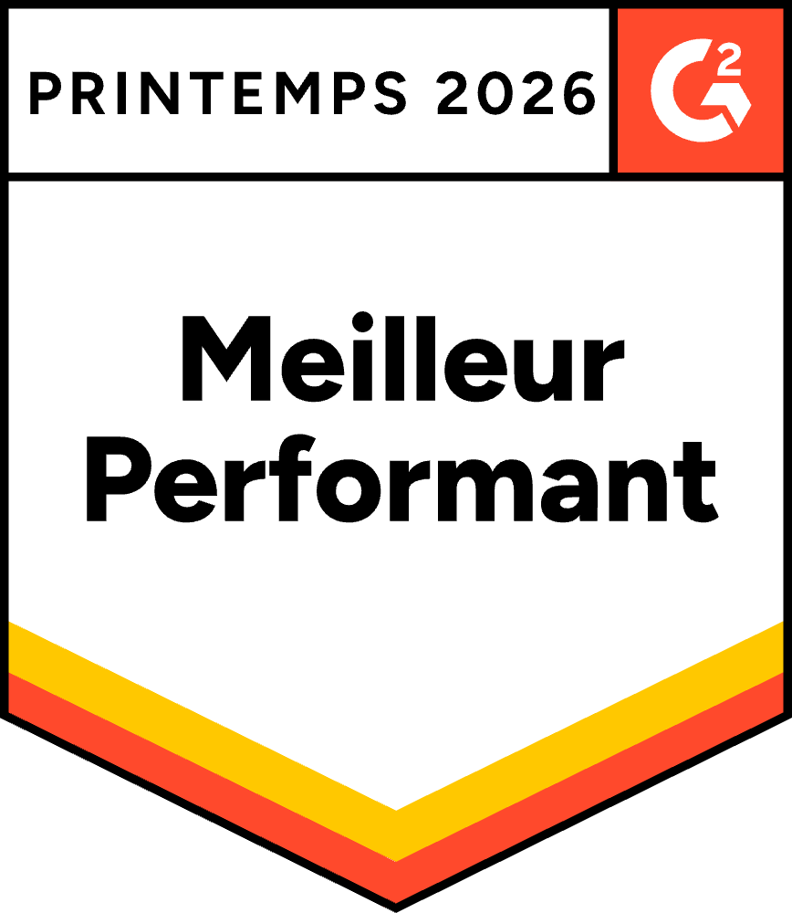 G2 Award Badge: Performantélevé HighPerformer